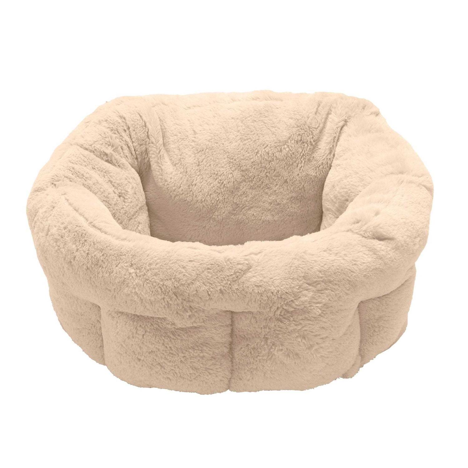 FurHaven Luxury Fur Warming Hi-Lo Cuddler Bed - Pet Supplies online store