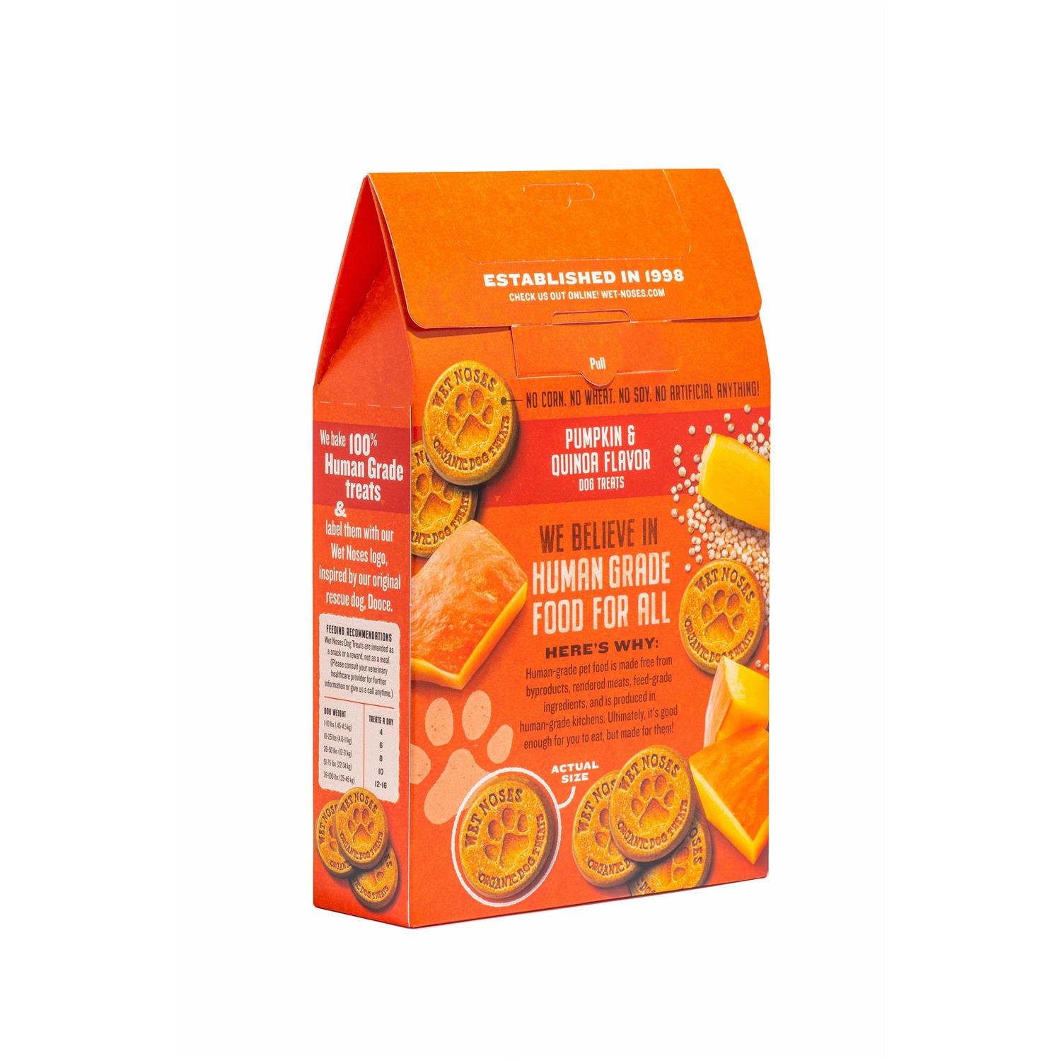Wet Noses Grain Free Pumpkin Quinoa Dog Treats - Pet Supplies online store