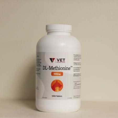 V.E.T. Pharmaceuticals DL-Methionine 500mg Tablet - Pet Supplies online store