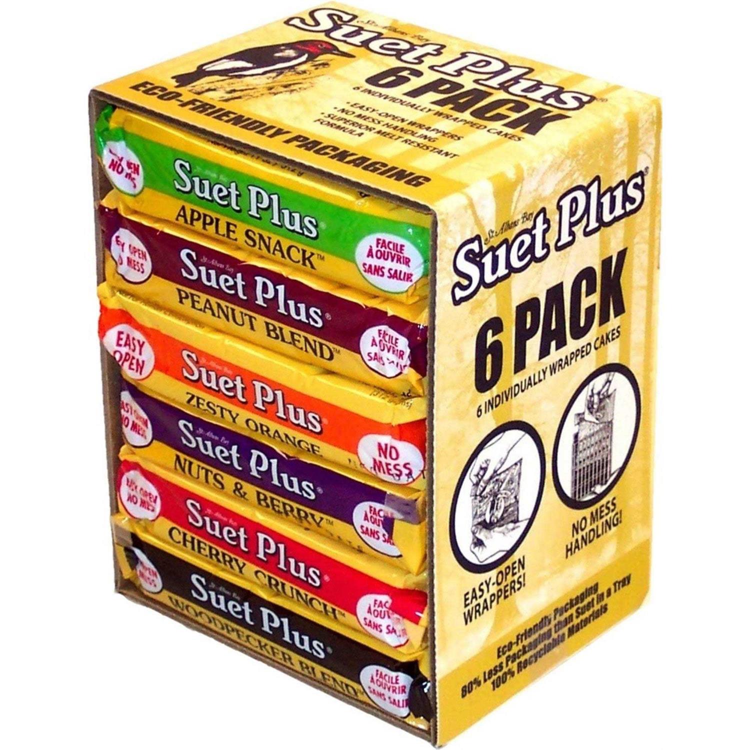 Suet Plus Variety 6 Pack - Pet Supplies online store