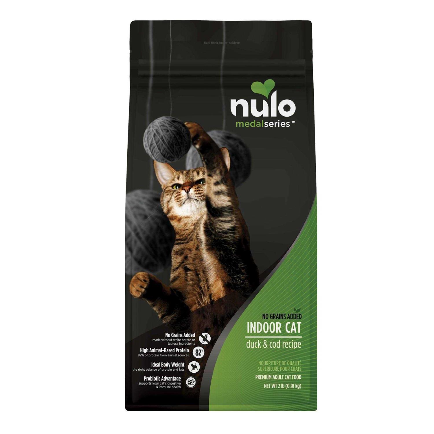 Nulo Grain Free Duck & Cod MedalSeries Adult Cat Dry Food - Pet Supplies online store
