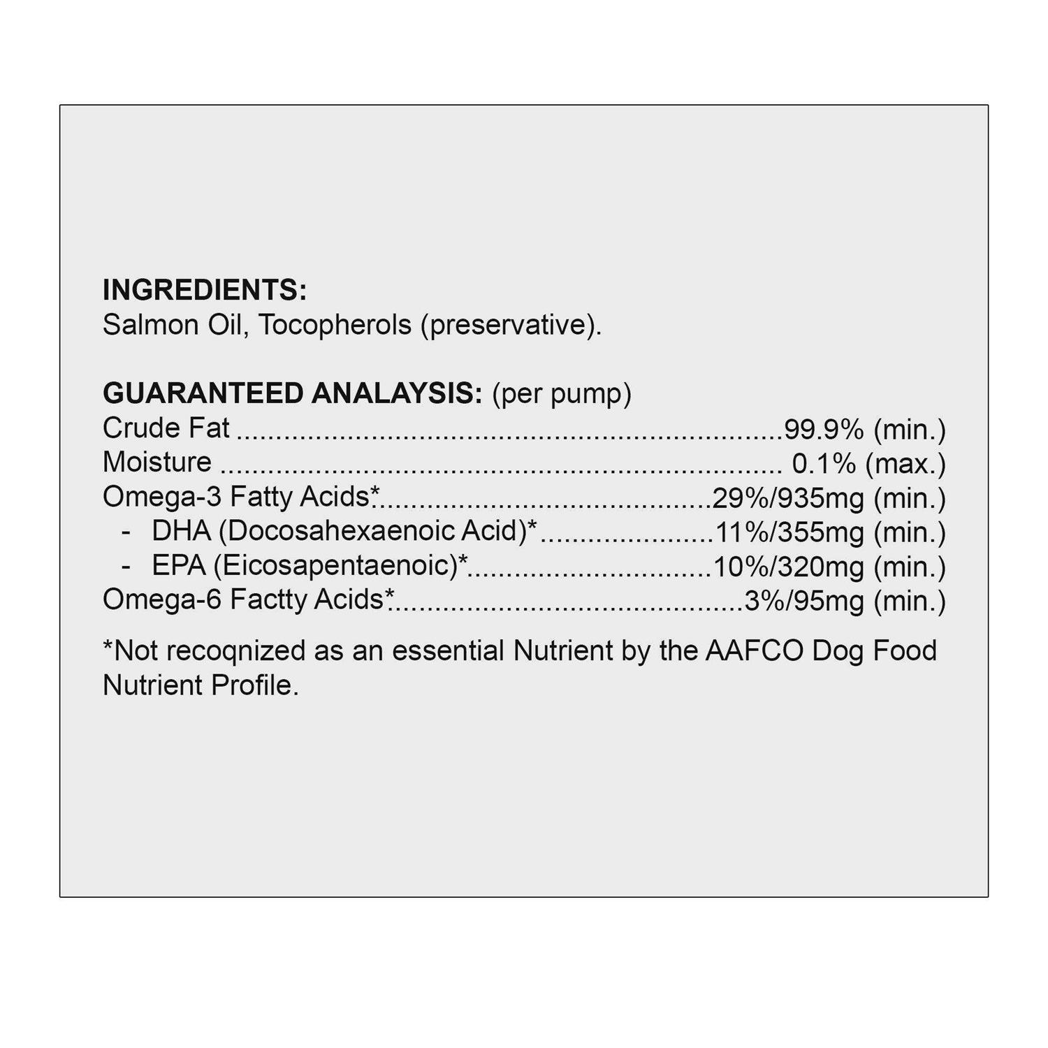 Wild Alaskan Salmon Oil Based Omega 3 Dog Food Supplement - Pet Supplies online store