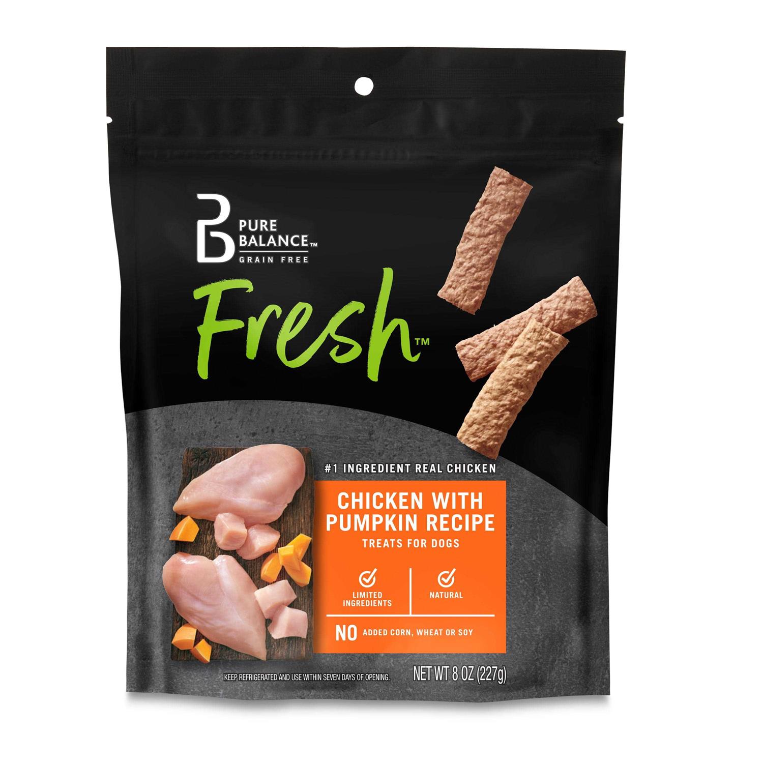 Pure Balance Fresh Chicken & Pumpkin Recipe Natural Chews for Dogs - Pet Supplies online store