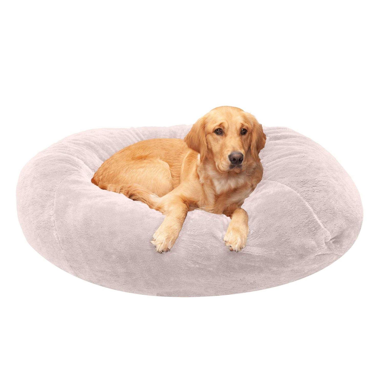 FurHaven Pet Round Plush Ball Dog Bed - Pet Supplies online store