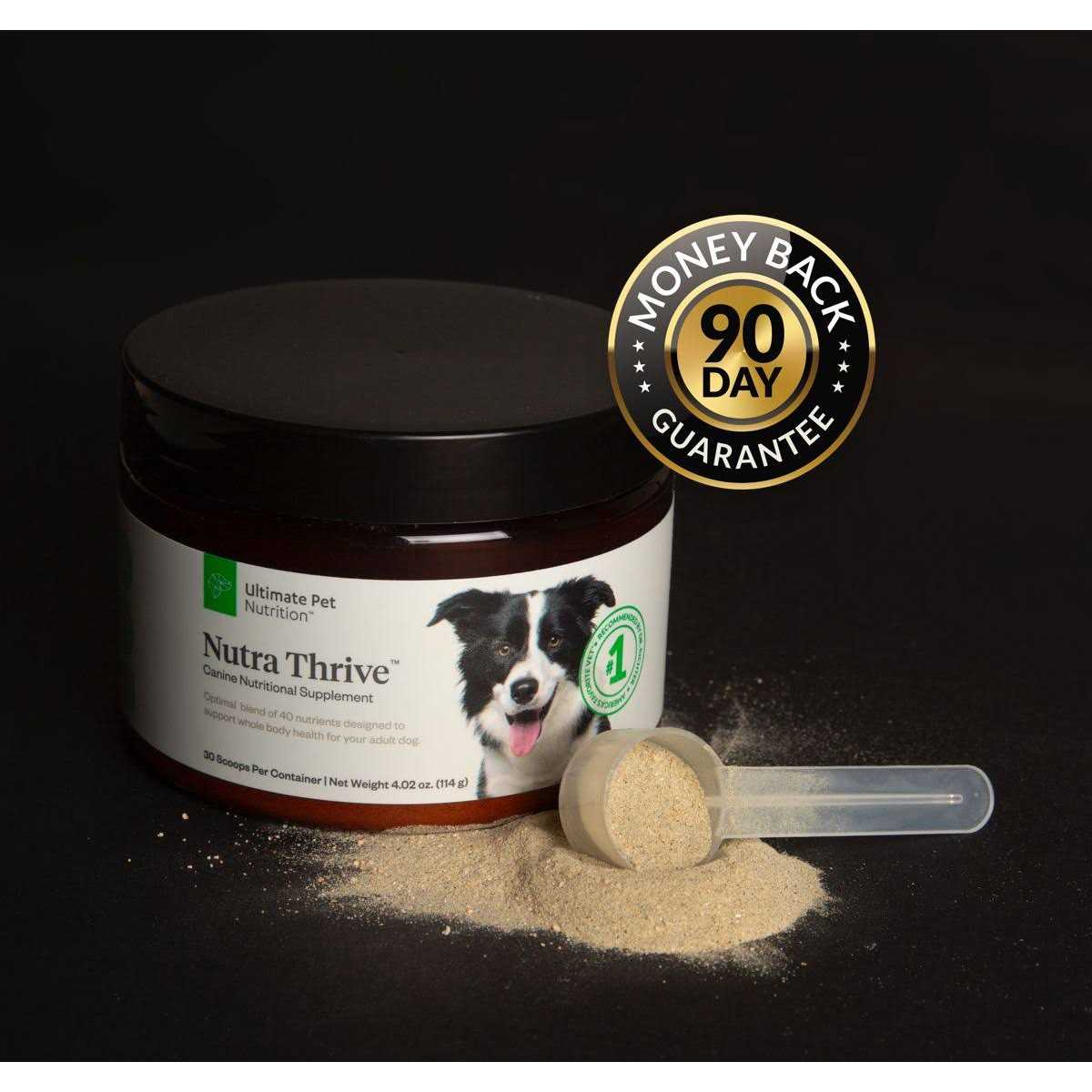 Ultimate Pet Nutrition Nutra Thrive Multivitamin 40-in-1 Powder Supplement for Dogs - Pet Supplies online store