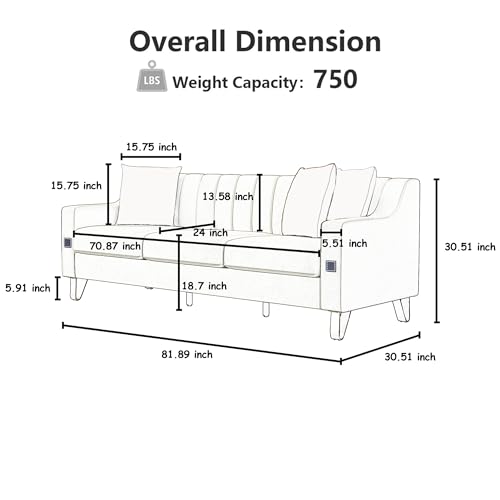3 Seater Pink Velvet Couch Upholstered 82