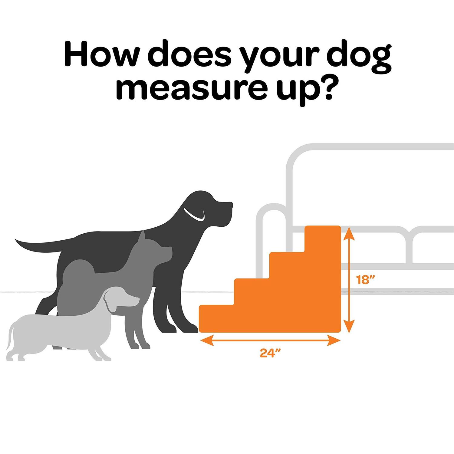 Best Pet Supplies Pet Steps Stairs with CertiPUR-US Certified Foam for Dogs Cats - Pet Supplies online store