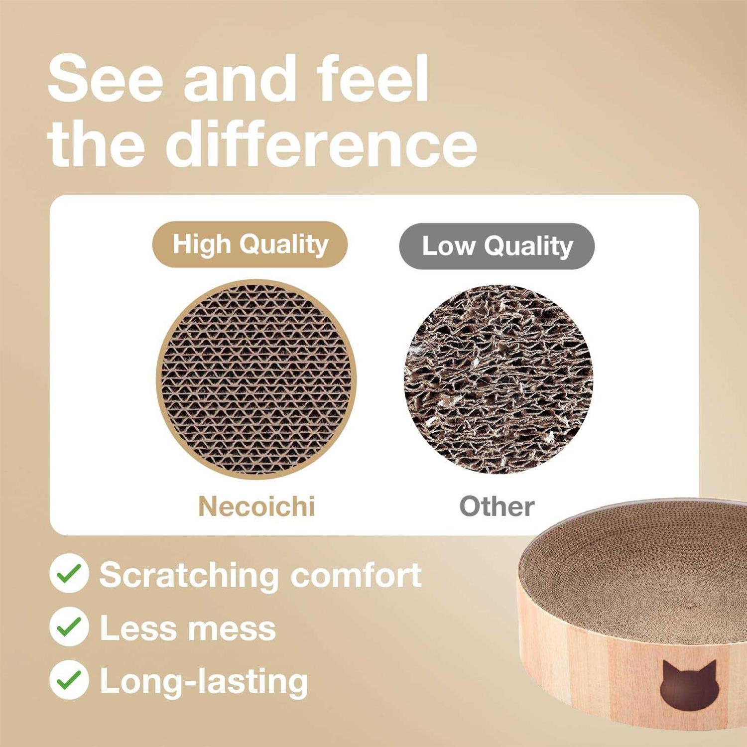 Necoichi Cozy Cat Scratcher Bowl - Pet Supplies online store