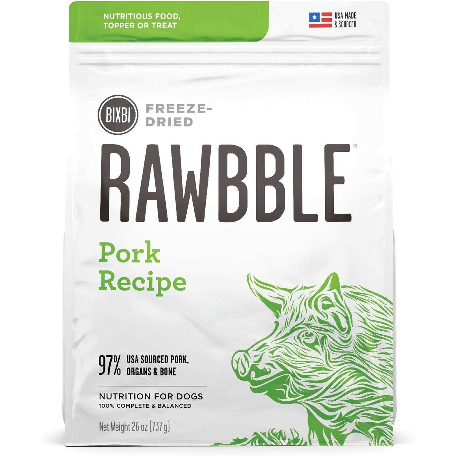 Bixbi Rawbble Freeze-Dried Dog Food - Pet Supplies online store