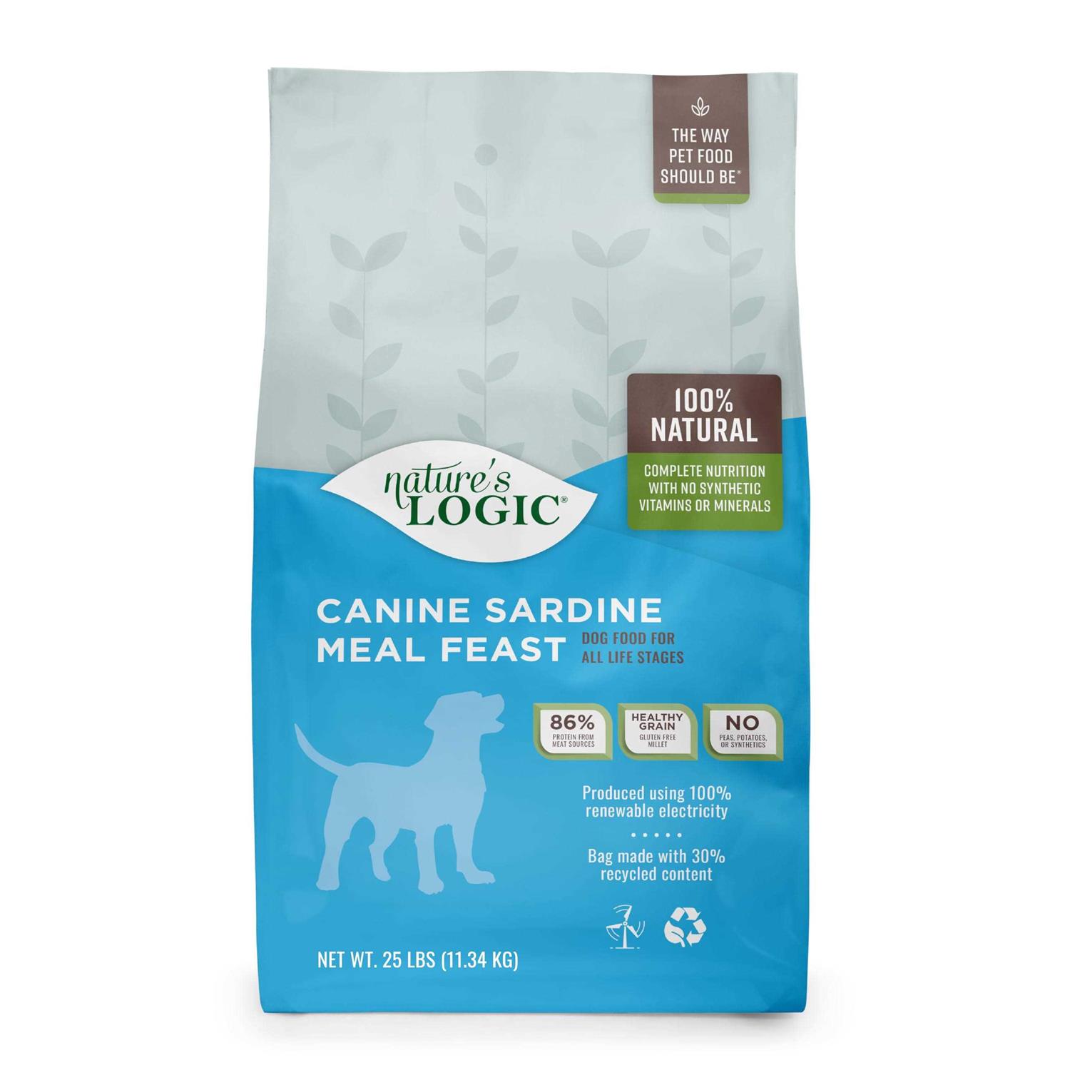 Nature&s Logic Canine Sardine Meal Feast Dry Dog Food - Pet Supplies online store