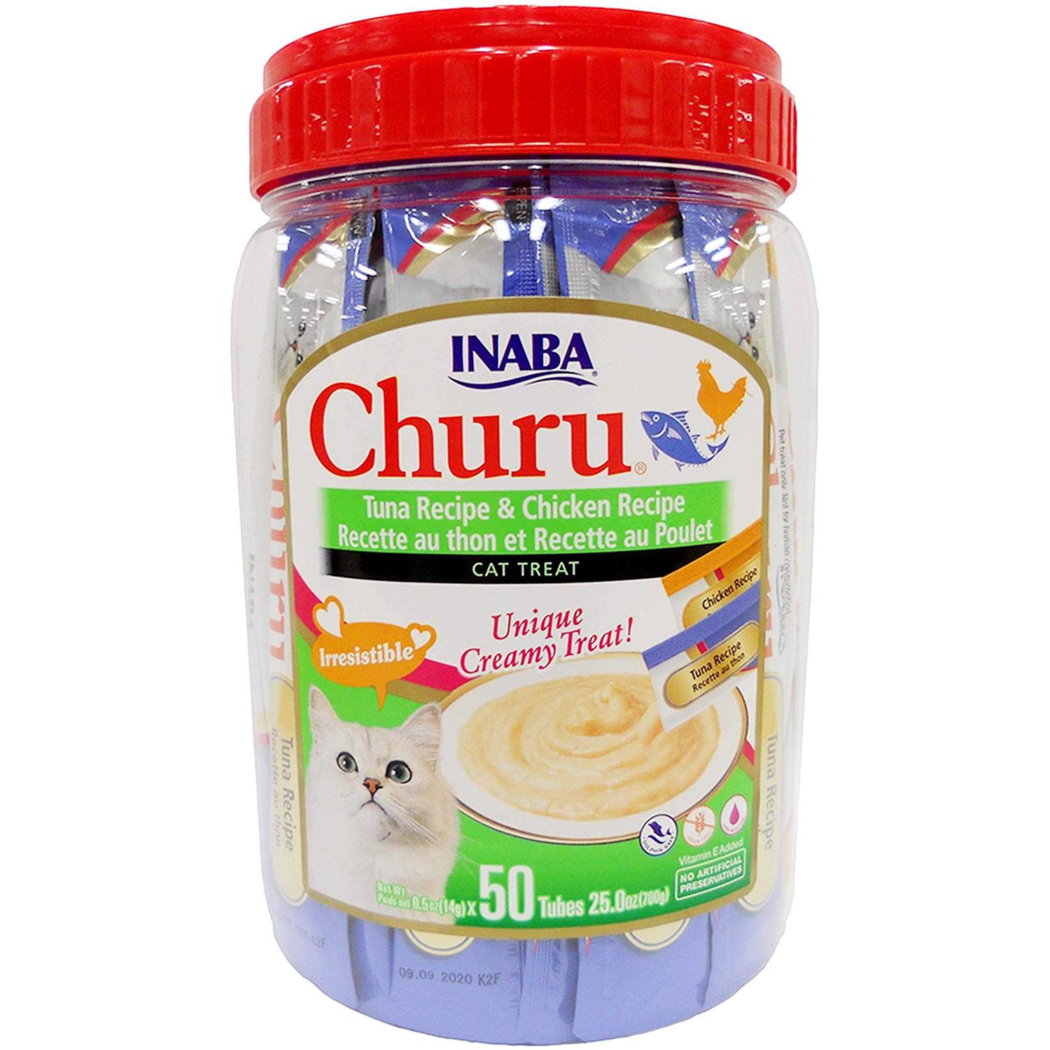 Inaba Churu Lickable Tuna and Chicken Cat Treats - Pet Supplies online store