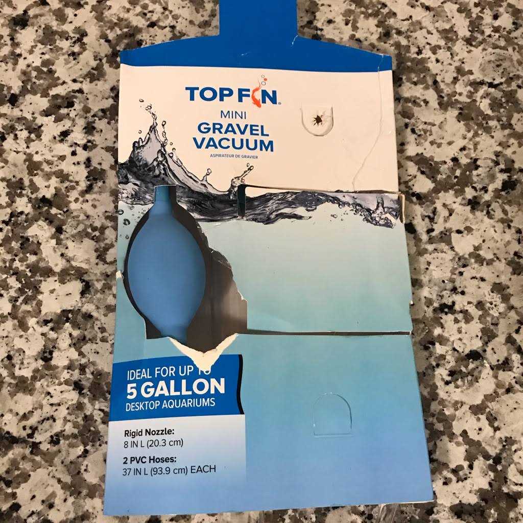 Top Fin Mini Aquarium Tank Gravel Vacuum - Pet Supplies online store