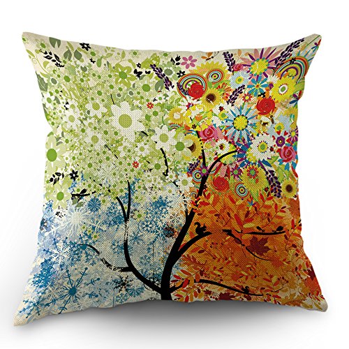 Moslion Dinosaur Throw Pillow Case Cute Cartoon Wild Safari Animal Red Dinosaur Pillow Cover Decorative Square Cushion Accent Cotton Linen 18x18 Inch for Sofa Chair Navy Blue