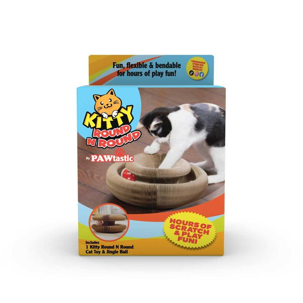 Pawtastic Kitty Round N Round Cat Toy - Pet Supplies online store