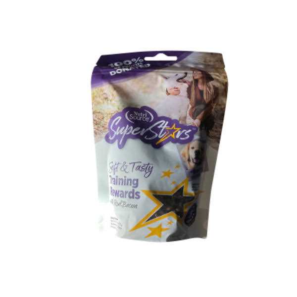 NutriSource SuperStars Bacon Dog Training Treats - Pet Supplies online store