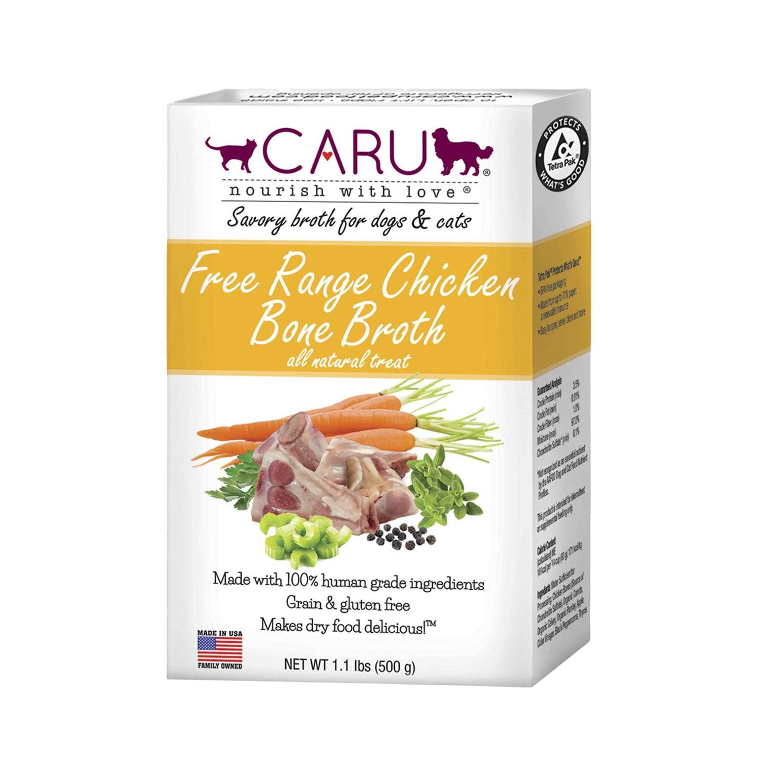 Caru Free Range Chicken Bone Broth for Dogs & Cats - Pet Supplies online store