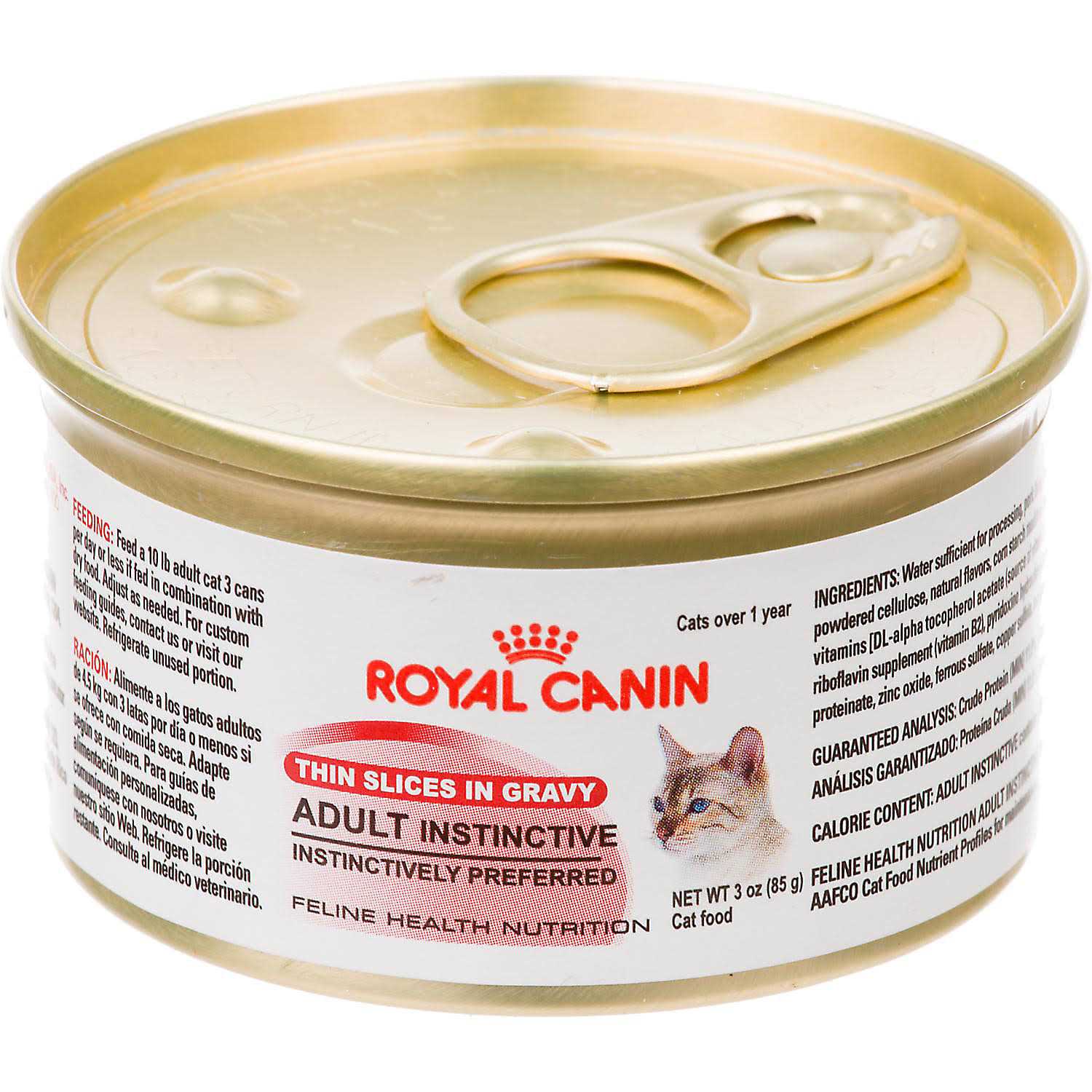 3 oz Royal Canin Feline Health Nutrition Adult Instinctive Thin Slices In Gravy Canned Cat Food - Pet Supplies online store