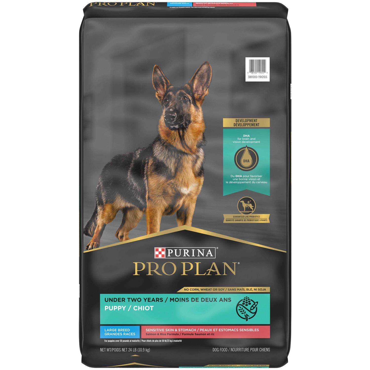 Purina Pro Plan Sensitive Skin Stomach Salmon Rice Large Breed Dry Puppy Food - Pet Supplies online store