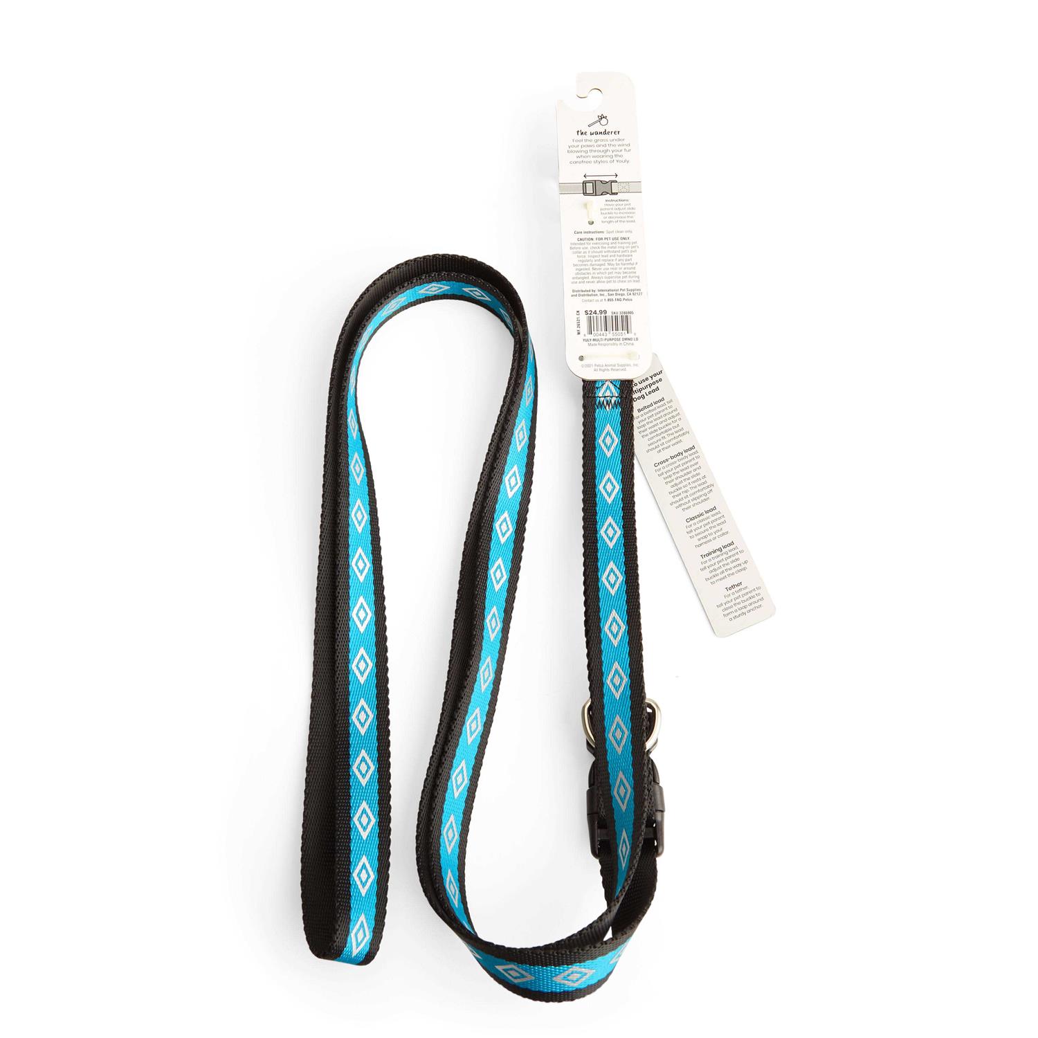 YOULY The Wanderer Diamond Multipurpose Dog Lead - Pet Supplies online store