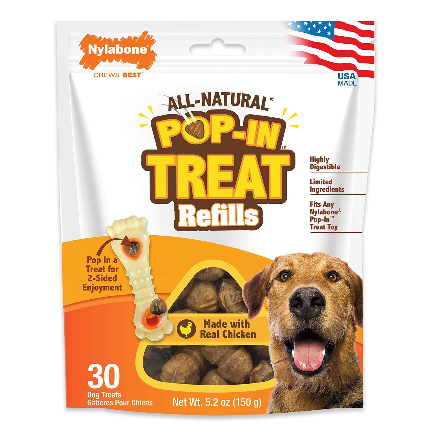 Nylabone Pop-In Dog Treat Refills - Pet Supplies online store