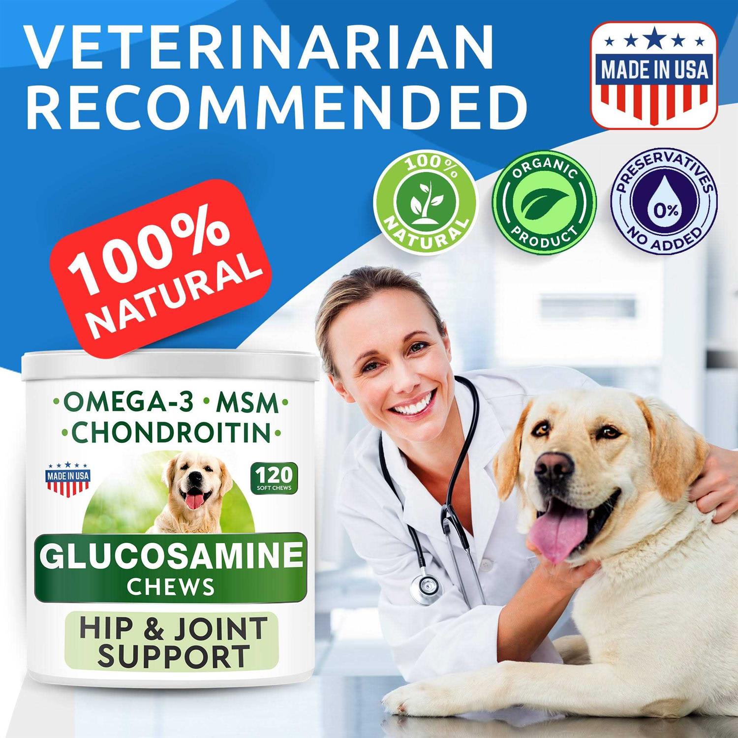 Bark&Spark Glucosamine Chews for Dog - Pet Supplies online store
