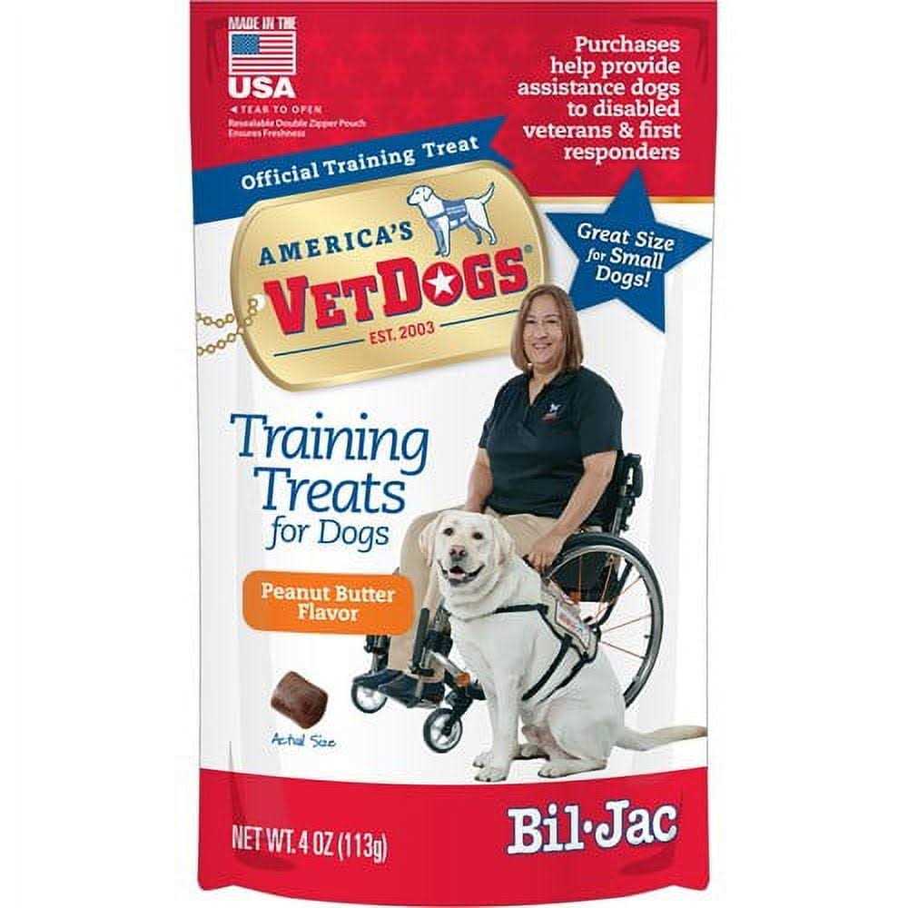 Bil-jac VetDogs Peanut Butter Flavor Training Treats for Dogs - Pet Supplies online store