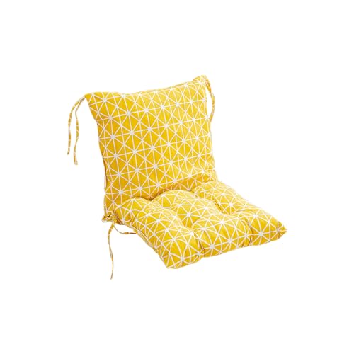 High Back Chair Cushions for Outdoor Furniture, Replacement Seat Cushion for Patio Furniture High Back Chair Cushion Outdoor Porch Wags Cushion Rainproof Rocking Chair Cushion