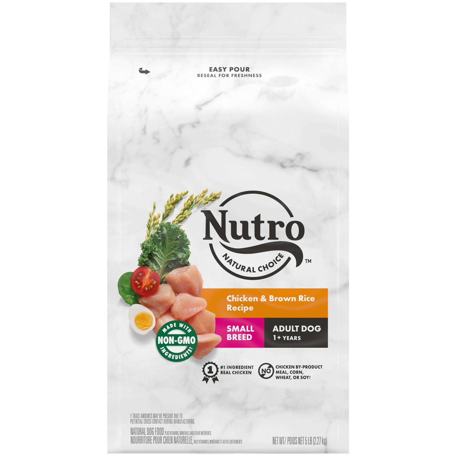 Nutro Natural Choice Small Breed Chicken & Brown Rice Adult Dog Food - Pet Supplies online store