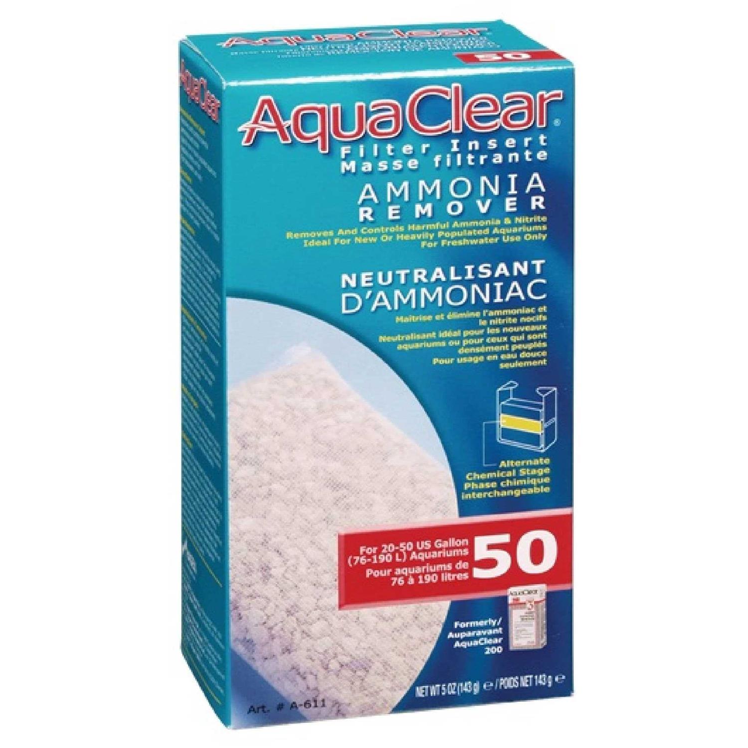 AquaClear 50 Ammonia Remover Filter Insert - Pet Supplies online store