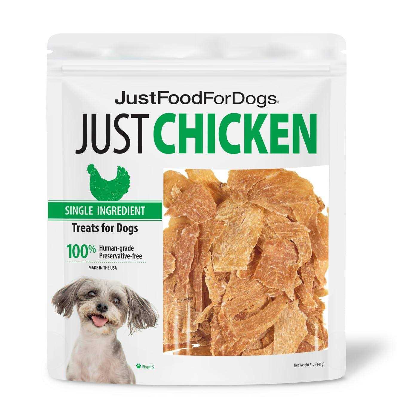 JustFoodForDogs Chicken Breast Dog Treats - Pet Supplies online store