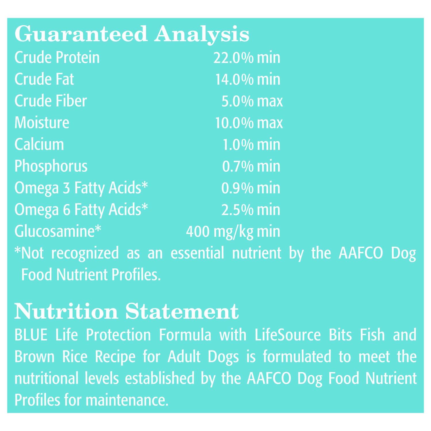 Blue Buffalo Life Protection Formula Fish & Brown Rice Adult Dry Dog Food - Pet Supplies online store