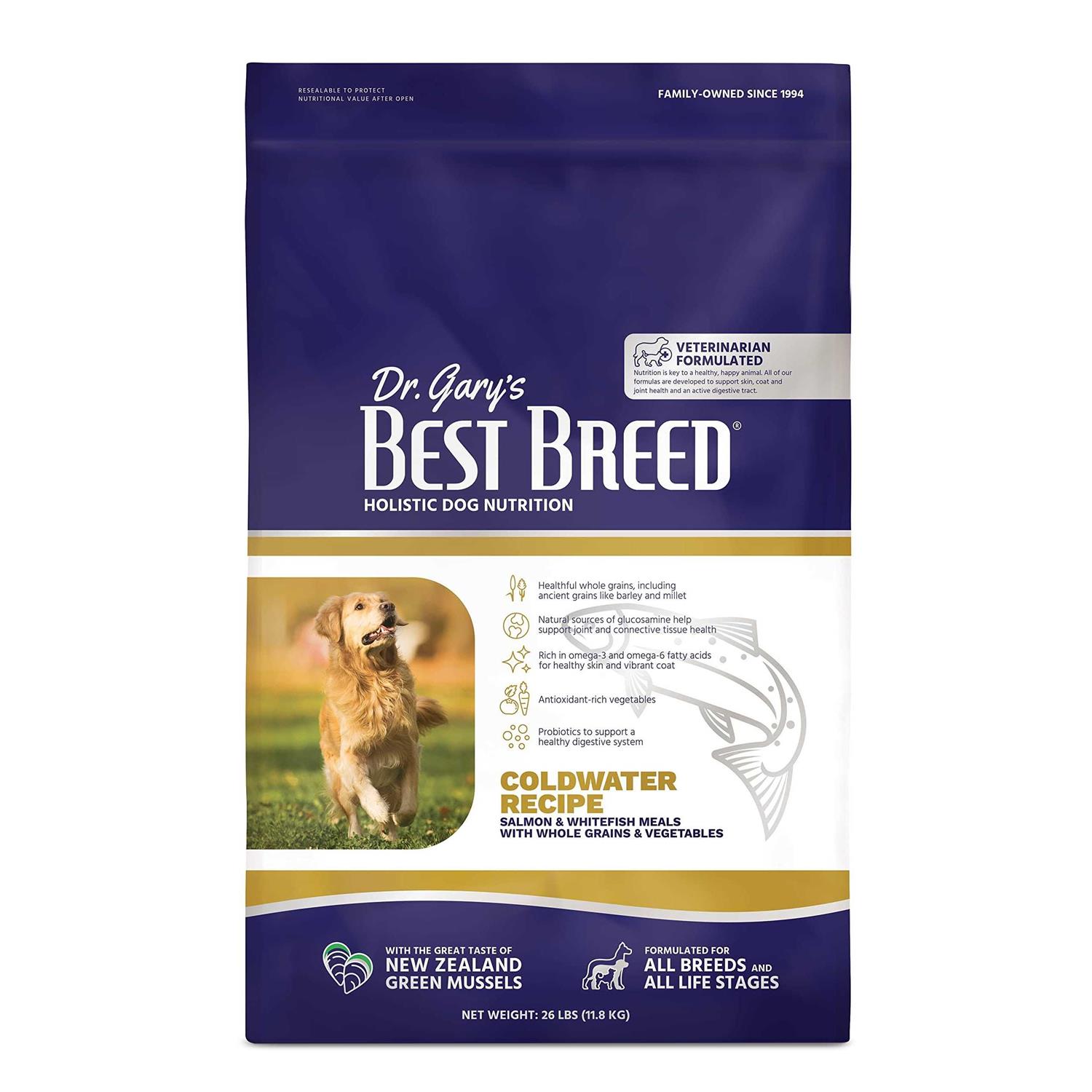 Dr. Gary's Best Breed Holistic Coldwater Recipe Dry Dog Food - Pet Supplies online store