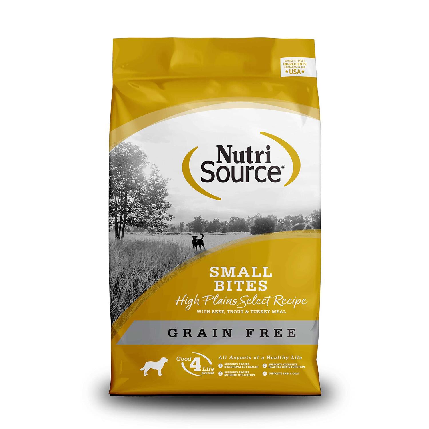 NutriSource Small Bites High Plains Select Grain Free Dog Food - Pet Supplies online store