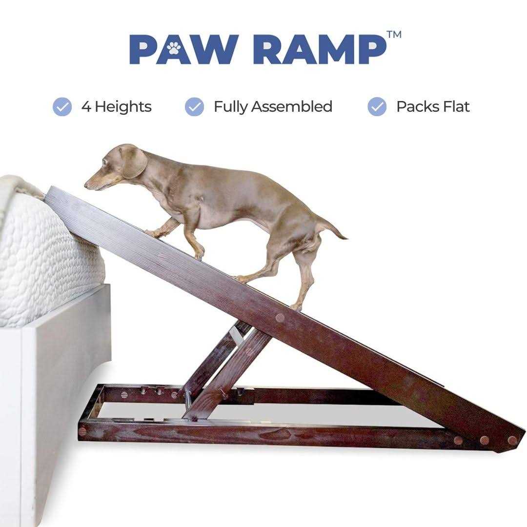 Alpha Paw AlphaPaw Original Natural Wood PawRamp for Small & Large Dogs - Pet Supplies online store