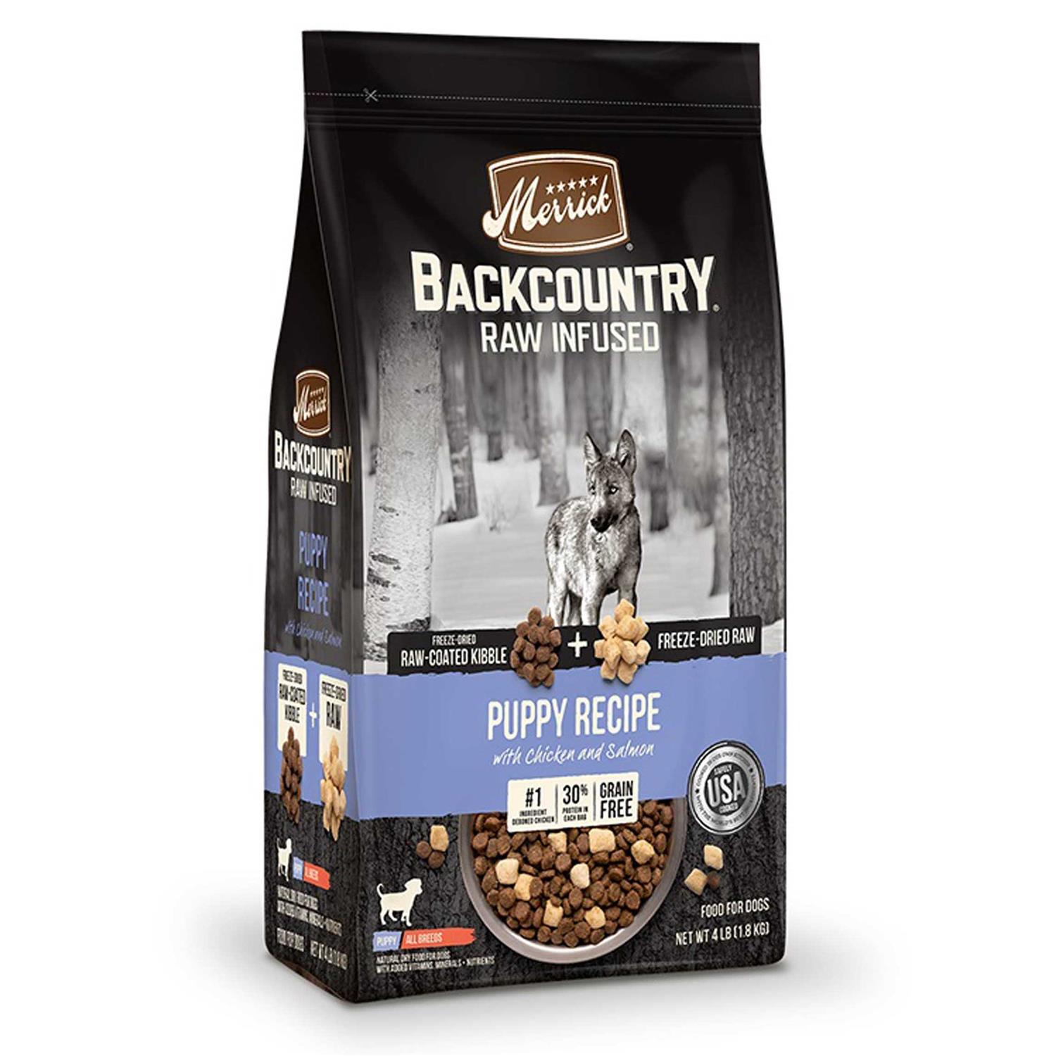 Merrick Backcountry Raw Infused Grain Free Puppy Recipe Dog Food - Pet Supplies online store