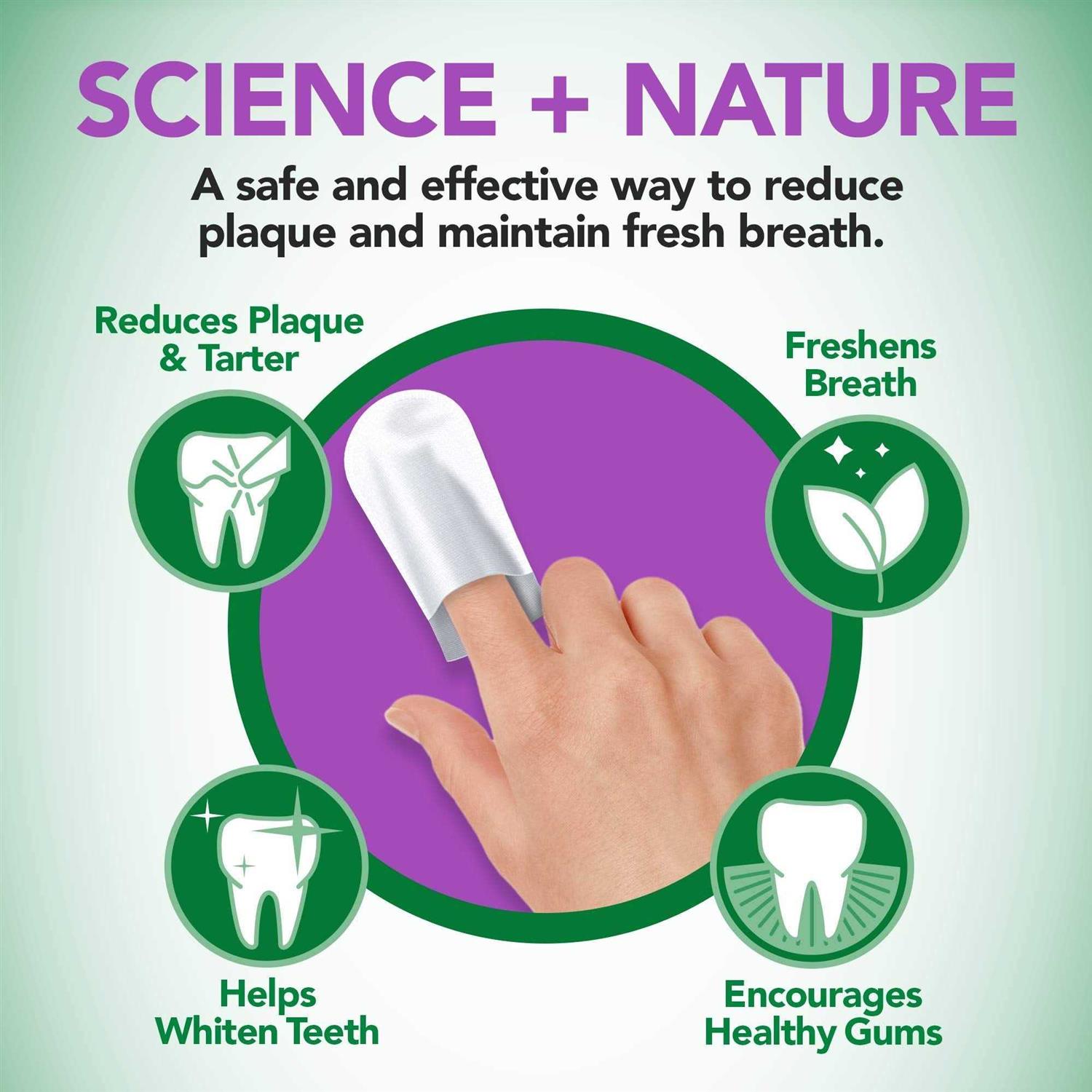 Vet's Best Dental Care Finger Wipes for Dogs & Cats - Pet Supplies online store