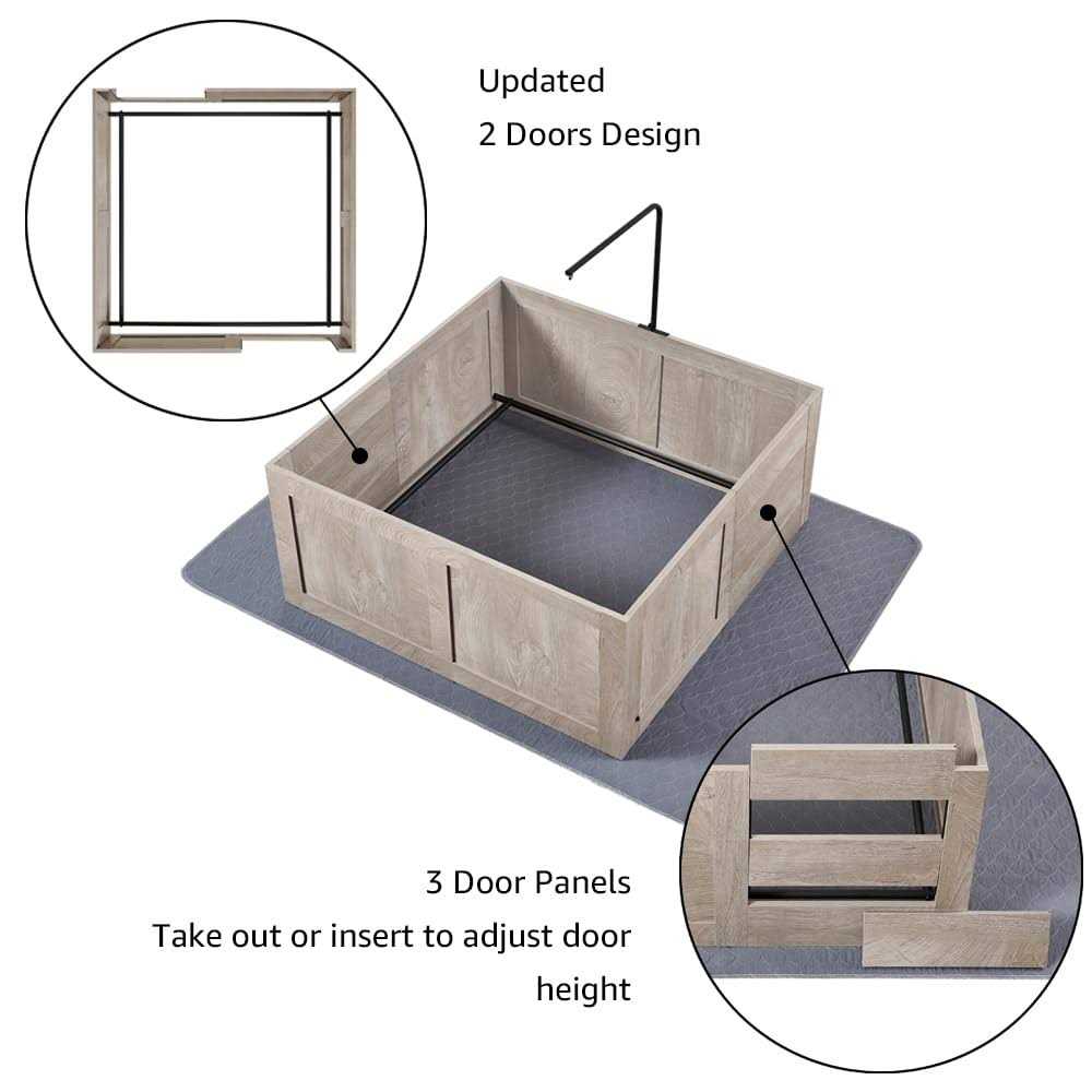 Unipaws Whelping Box for Dogs Small Medium Breed Whelping Pen - Pet Supplies online store