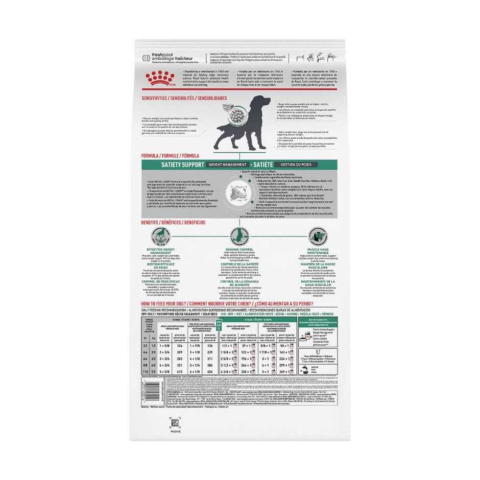Royal Canin Veterinary Diet Canine Multifunction Urinary + Satiety Dry Dog Food - Pet Supplies online store