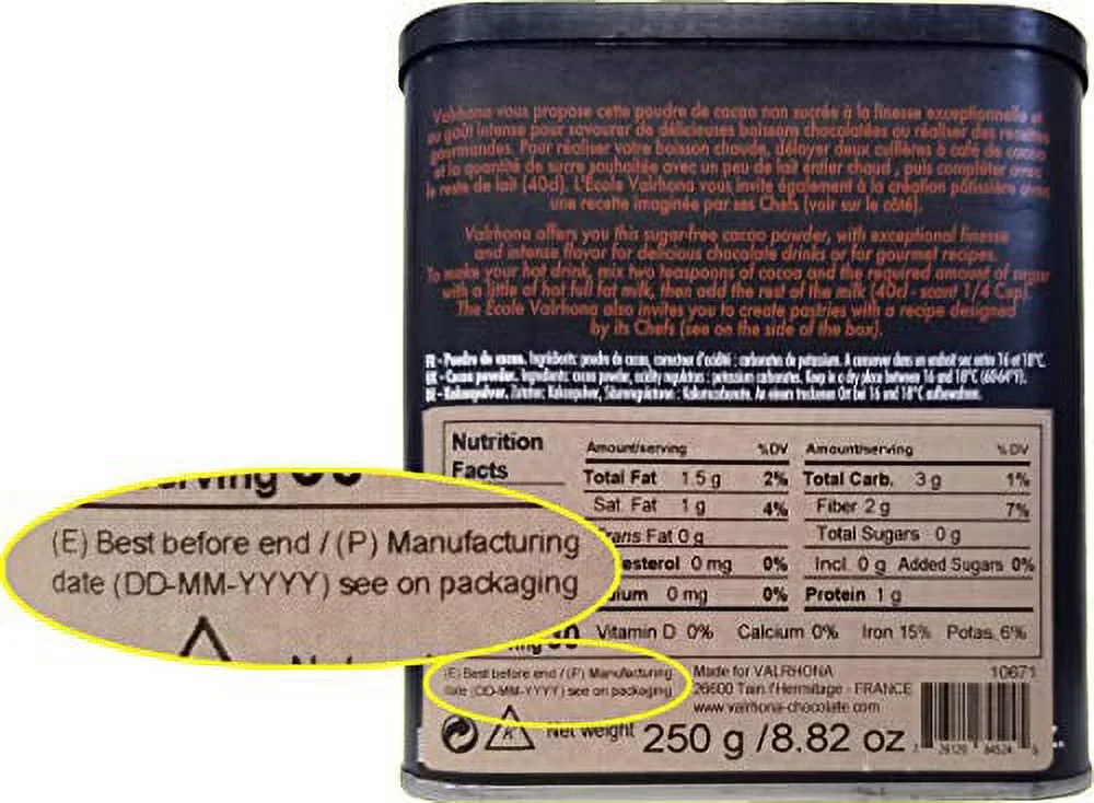 Valrhona Pure Cocoa Powder 8.8 oz.