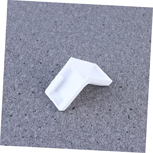 Cabilock 56 Pcs 90 Joint Shelf Support Furniture Corner Angle Corner Bracket Straight Angle Corner Straight Corner Brace Shelf Bracket Desk Accessories Plate Bracket White Corner Code Chair