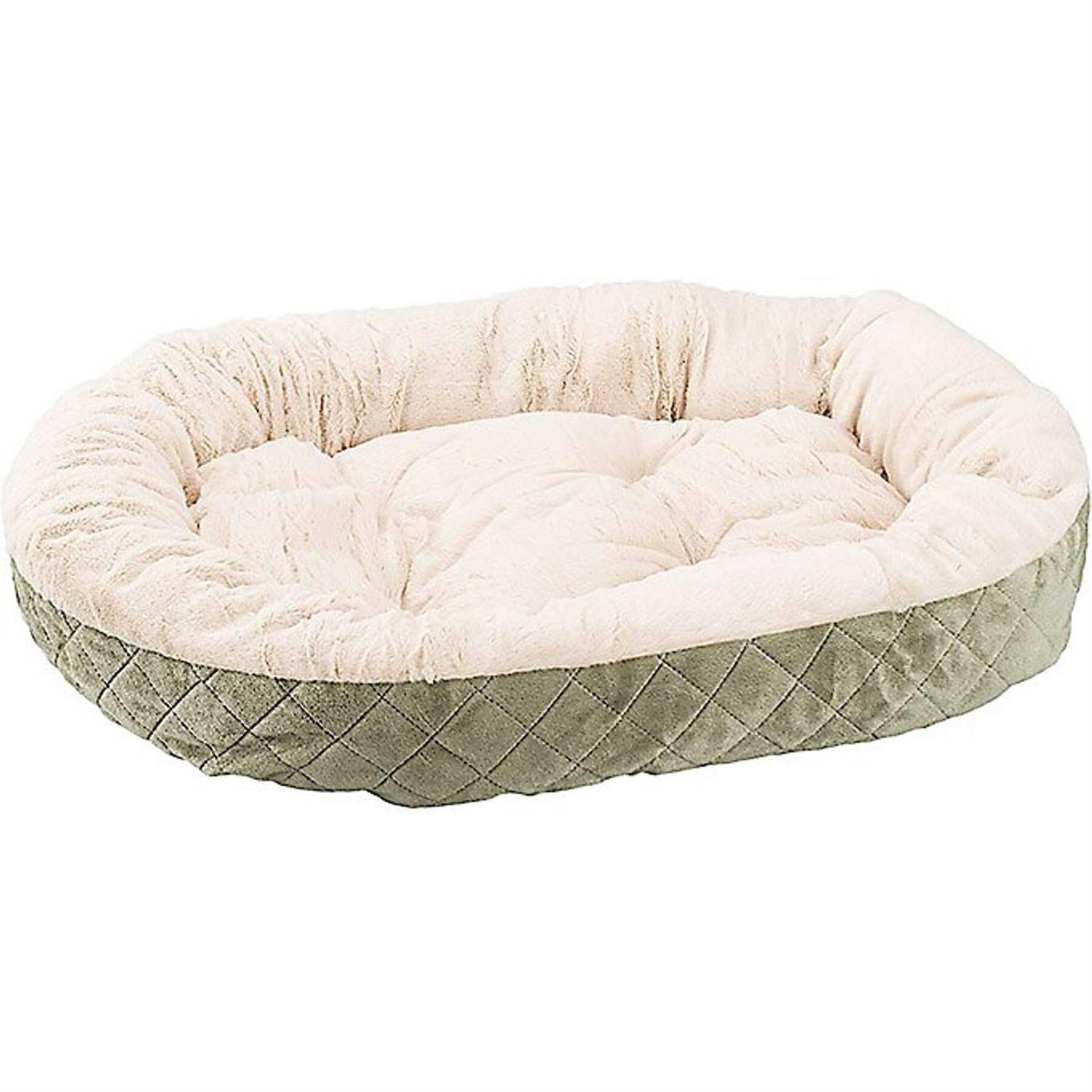 Ethical Pet Sleep Zone Quilted Oval Cuddler Bed - Pet Supplies online store