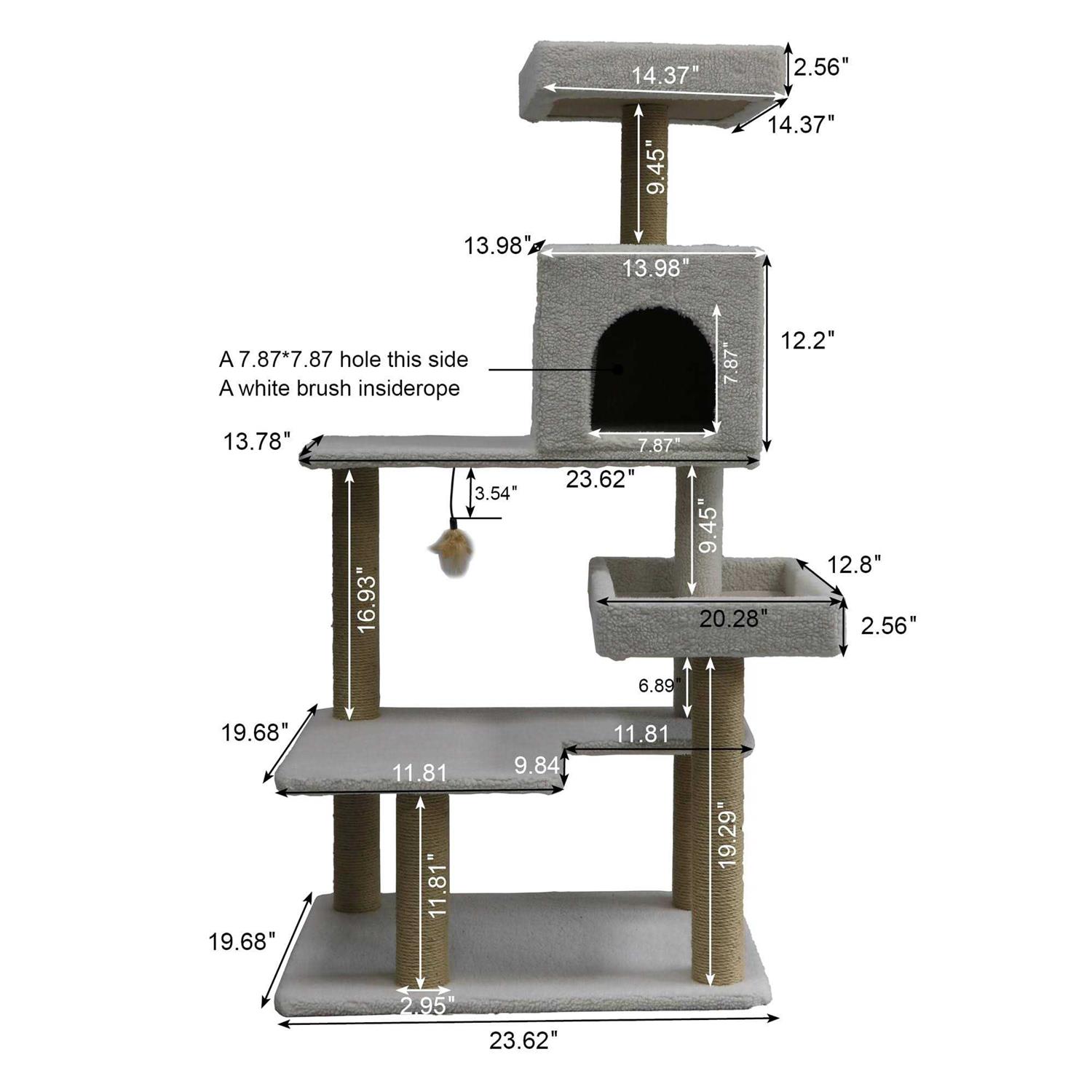 EveryYay Lookout Loft 5-Level Cat Tree - Pet Supplies online store