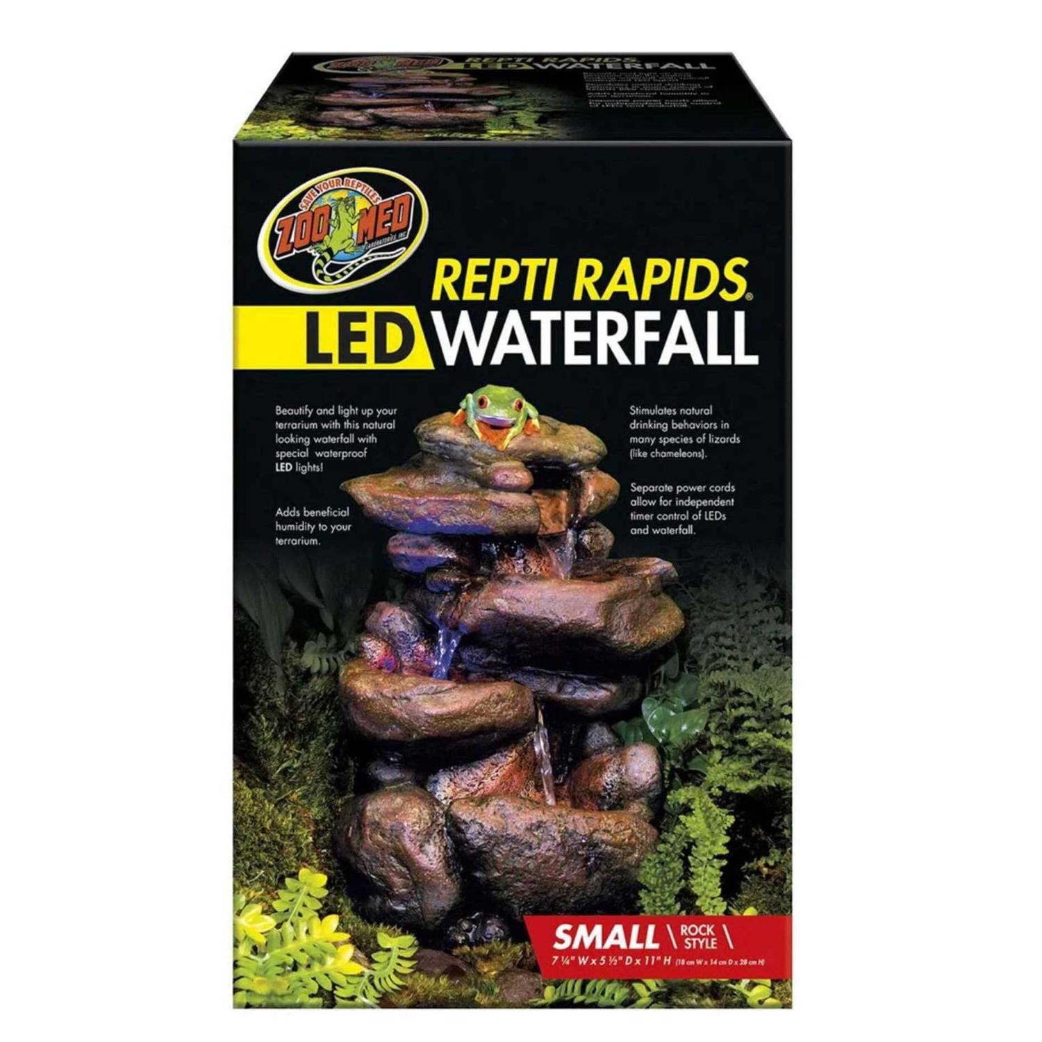 Zoo Med Repti Rapids LED Rock Waterfall - Pet Supplies online store