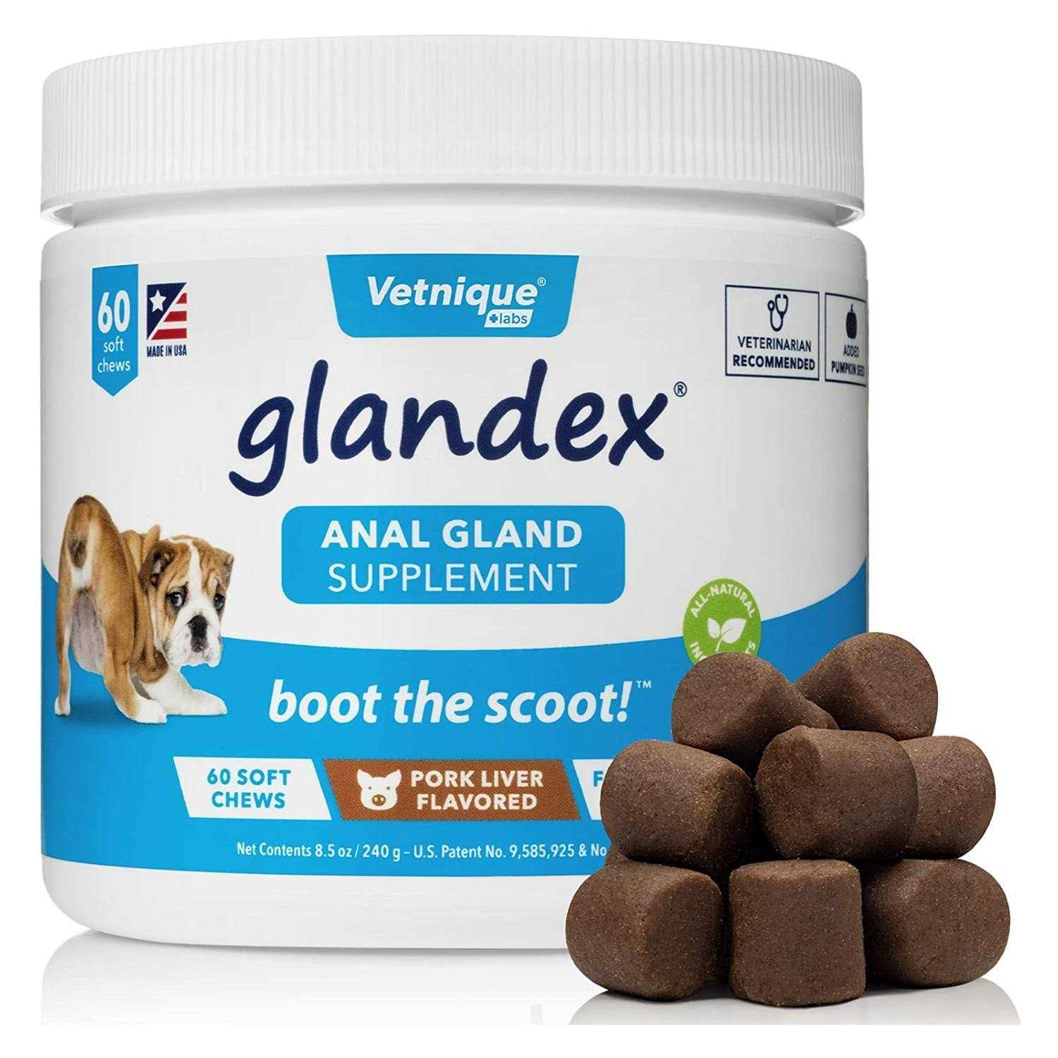 Vetnique Glandex Anal Gland Support Dog Chews - Pet Supplies online store