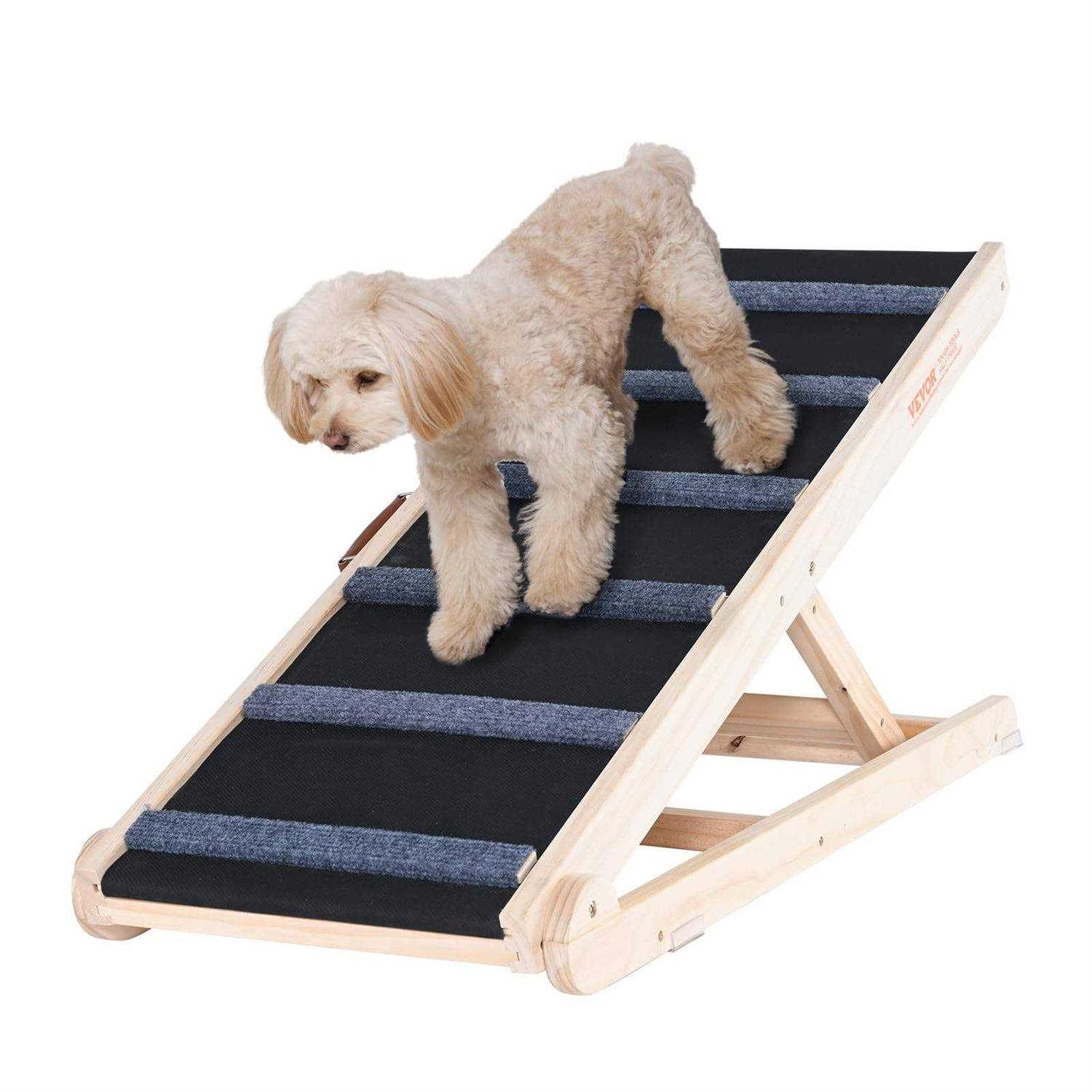VEVOR Dog Ramp Folding Pet Ramp for Bed Adjustable Dog Ramp for Small - Pet Supplies online store