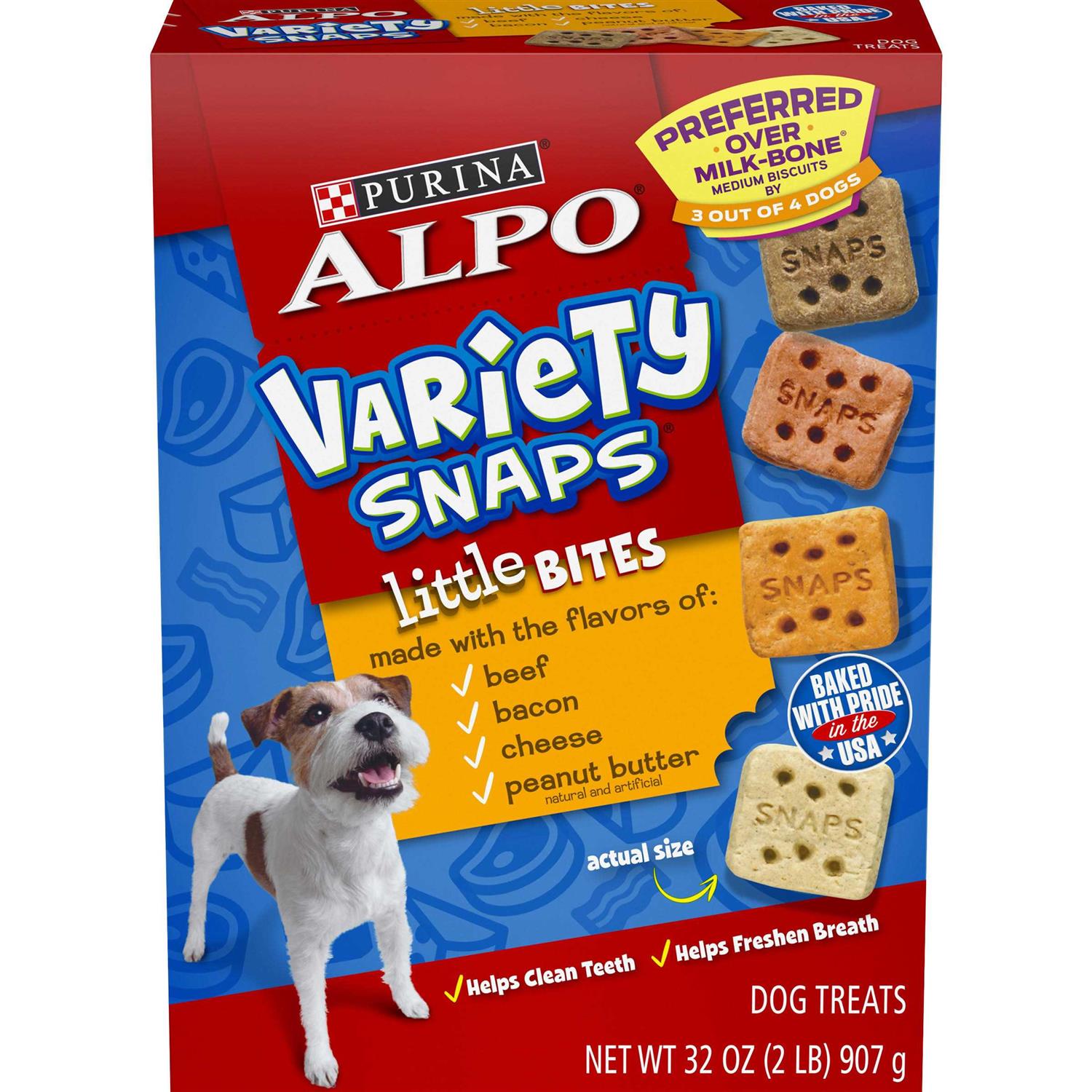 Purina Alpo Dog Treats Variety Snaps Little Bites Beef - Pet Supplies online store