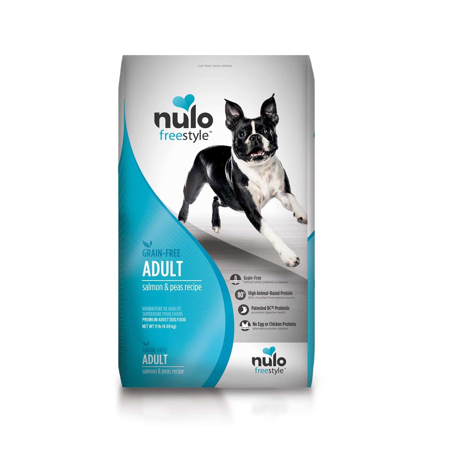 Nulo Freestyle Adult Salmon & Peas Grain-Free Dry Dog Food - Pet Supplies online store
