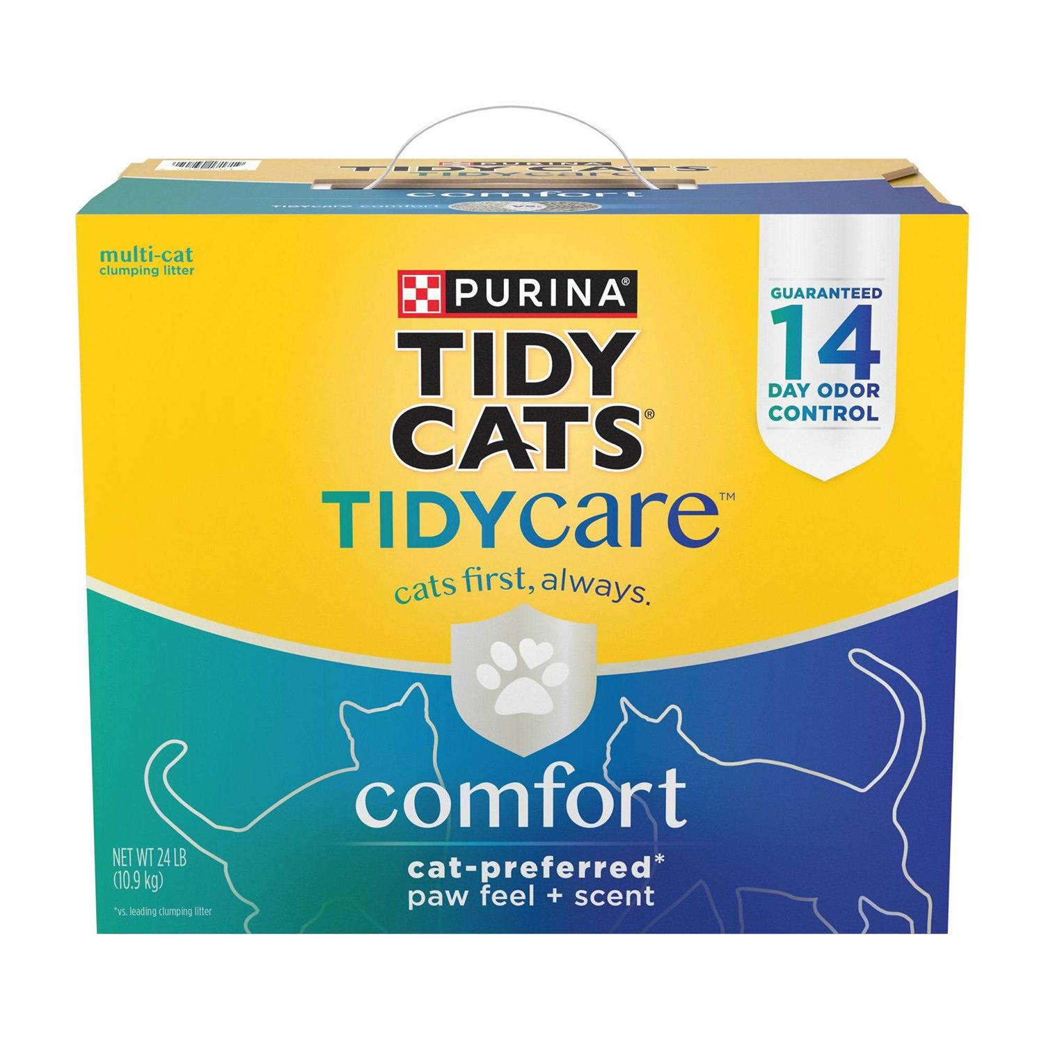 Purina Tidy Cats Tidy Care Comfort Scented Clumping Cat Litter Odor Control Low Dust Formula - Pet Supplies online store