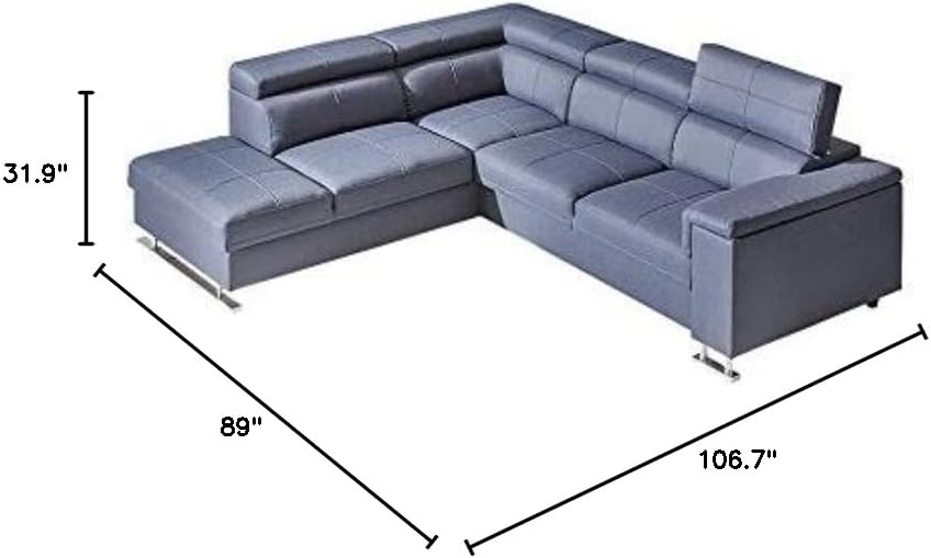 NOBOS Sectional Sleeper Sofa, Left Corner