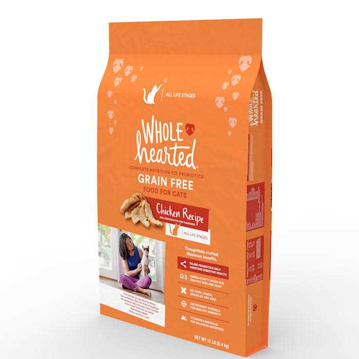 WholeHearted Grain Free Chicken Formula Dry Cat Food - Pet Supplies online store